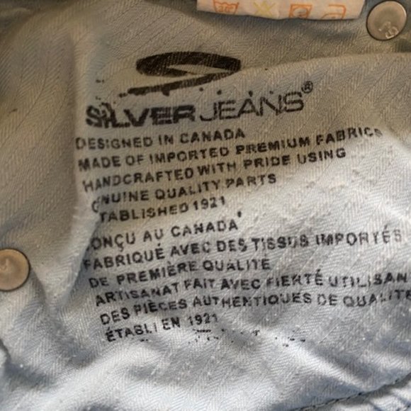 SILVER Suki DENIM Mid-rise BOOTCUT Stretch JEANS~ 27 (abt 2-4) med-wash * EUC - Picture 9 of 10